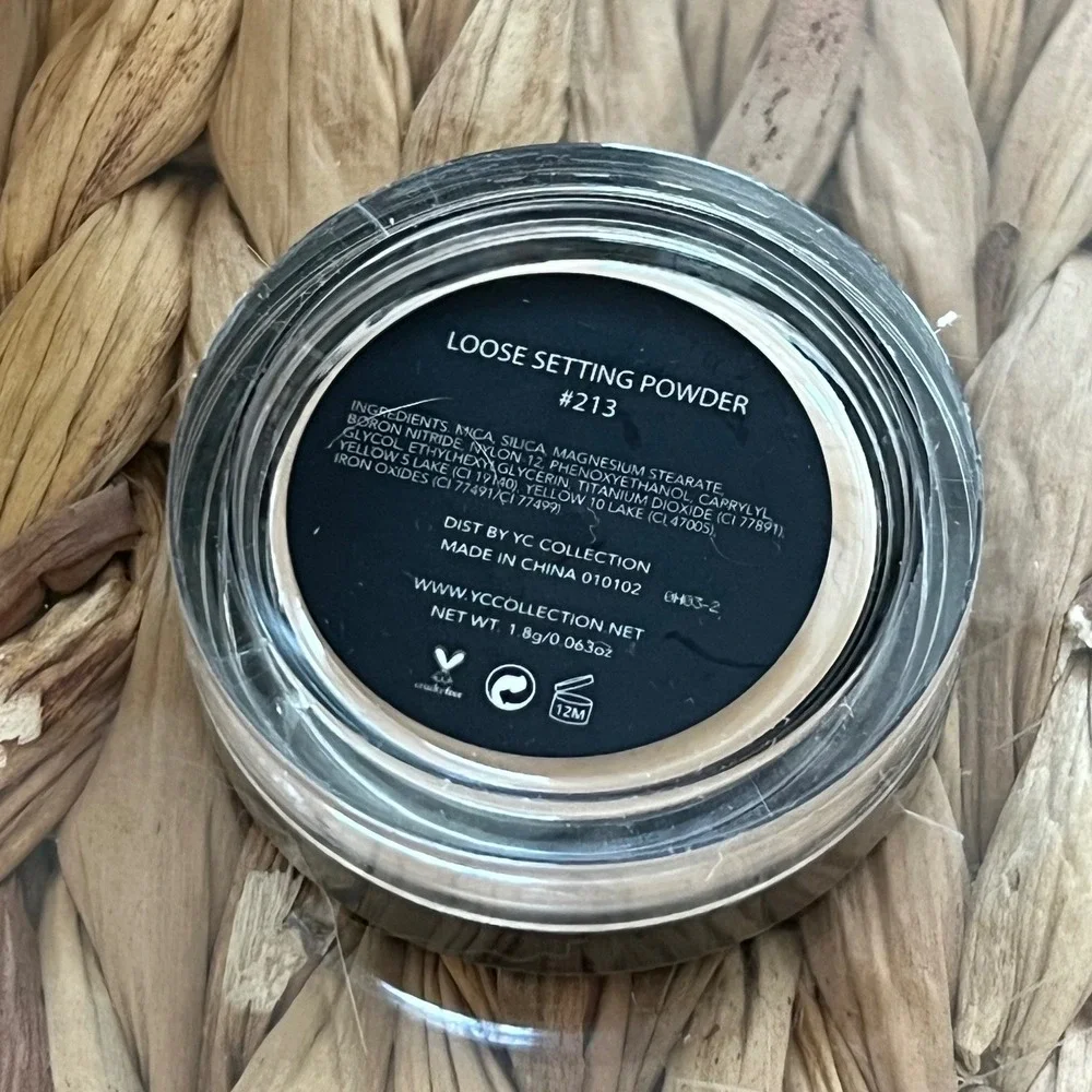 YC Collection Loose Setting Powder‎ 213 Matte Finish Cruelty Free 1.8g 0.063oz